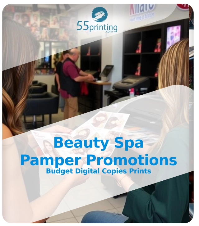Color copy sample for Beauty Spa Pamper Promotions – Budget Digital Prints