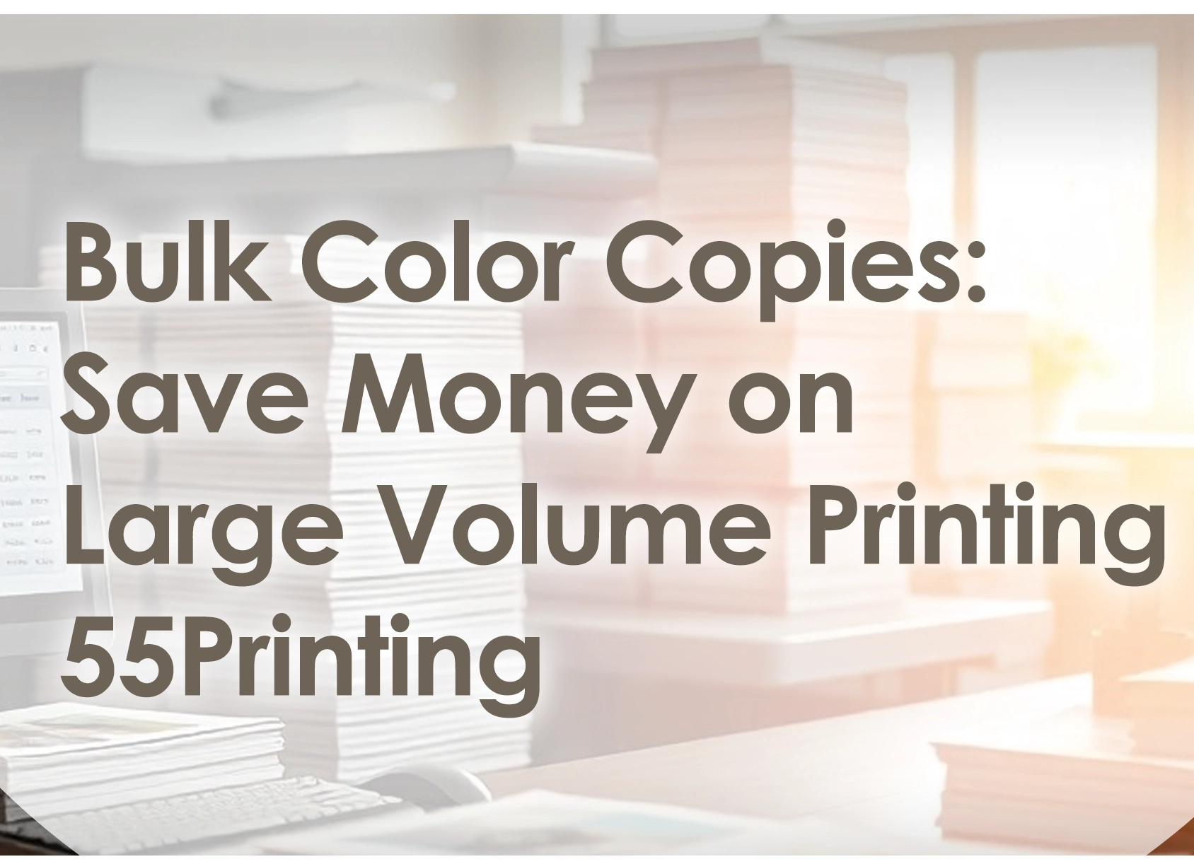 Color copy sample for Bulk Color Copies: Save Money on Large Volume Printing