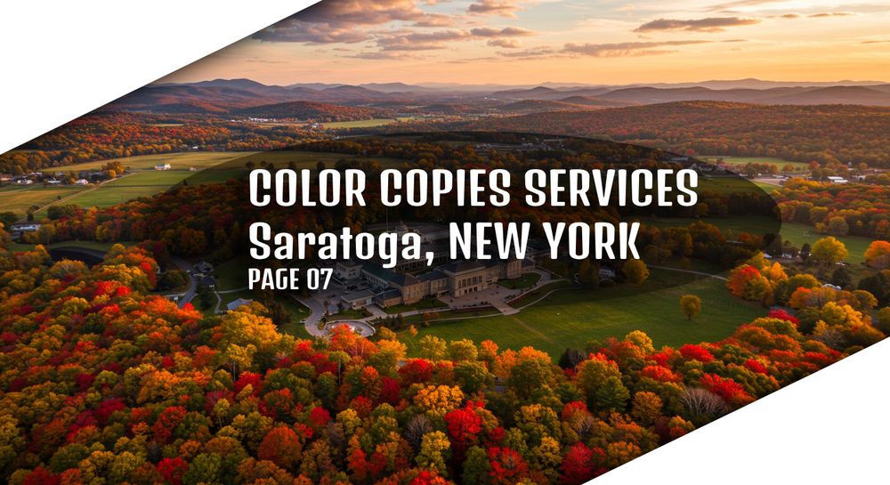Color copy sample for Orange & Saratoga Color Copies – Middletown Printing Page 7