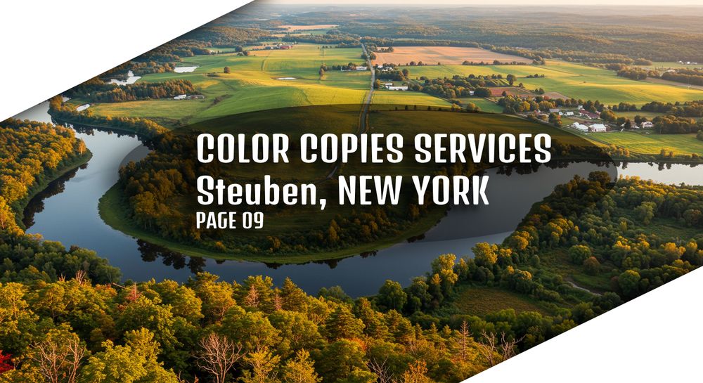 Color copy sample for Steuben & Cattaraugus Color Copies – Corning Printing Page 9