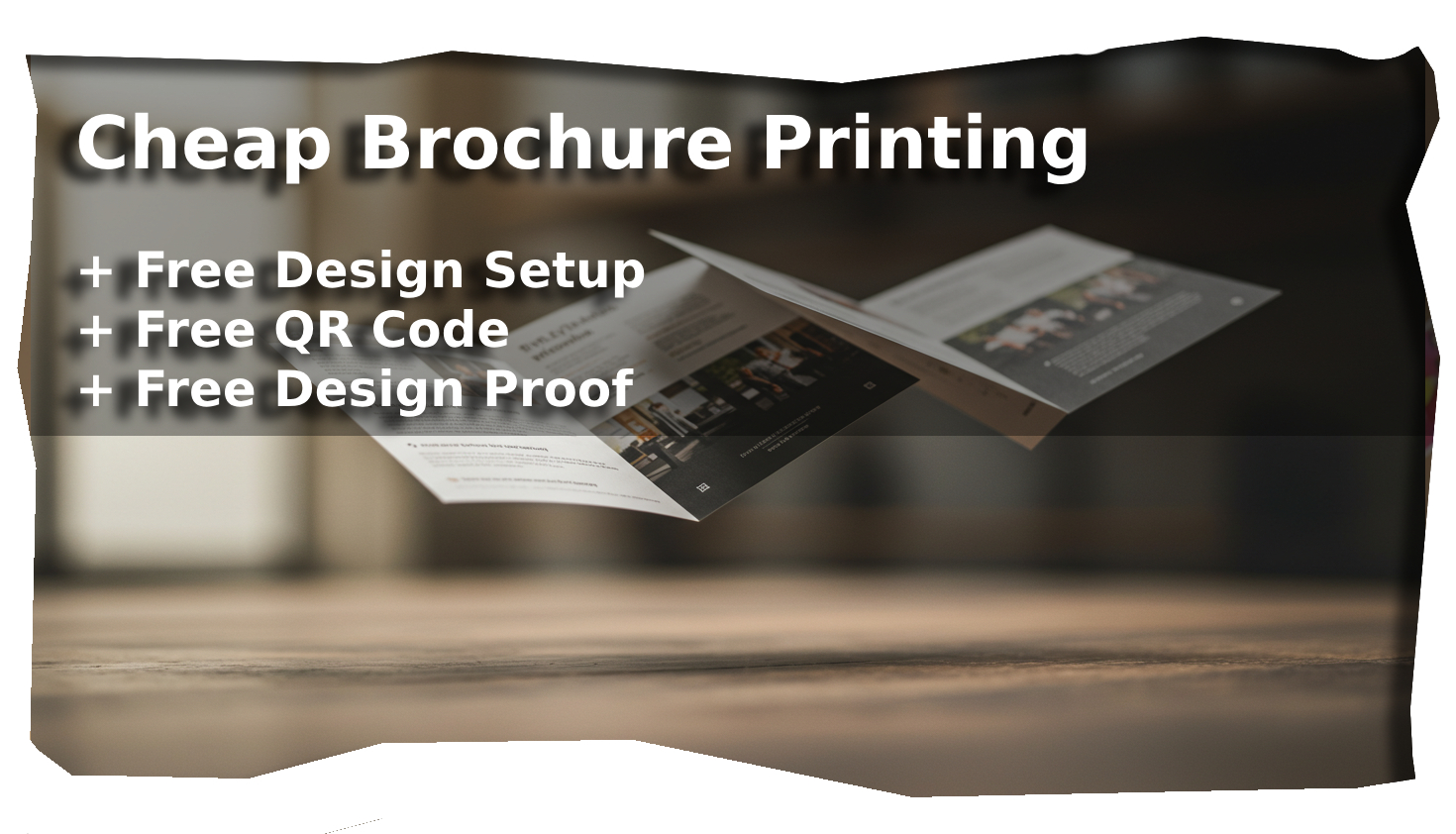 CheapBusinessBrochurePrinting FreeDesignSetup FreeQRCode FreeDesignProof