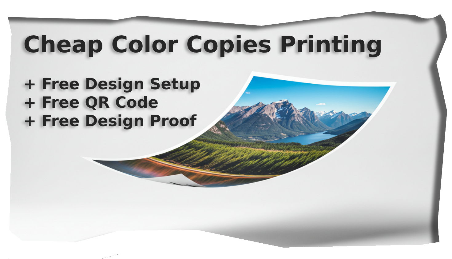 CheapColorCopiesPrinting FreeDesignSetup FreeQRCode FreeDesignProof