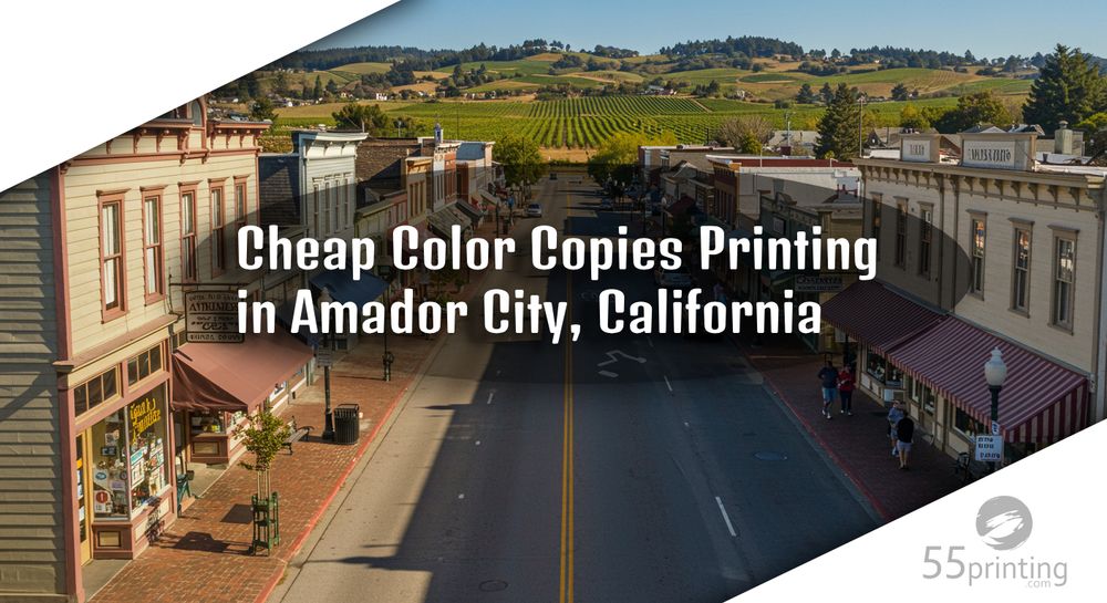 Color copy sample for California Color Copies Services