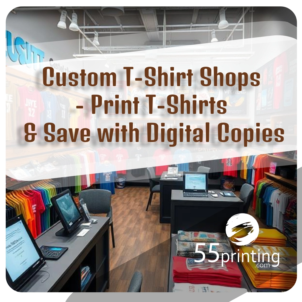 Color copy printing example for Custom T-Shirt Shops – Print T-Shirts & Save with Affordable Digital Copies