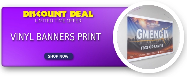 50% Off Ground Shipping for Vinyl Banner Printing