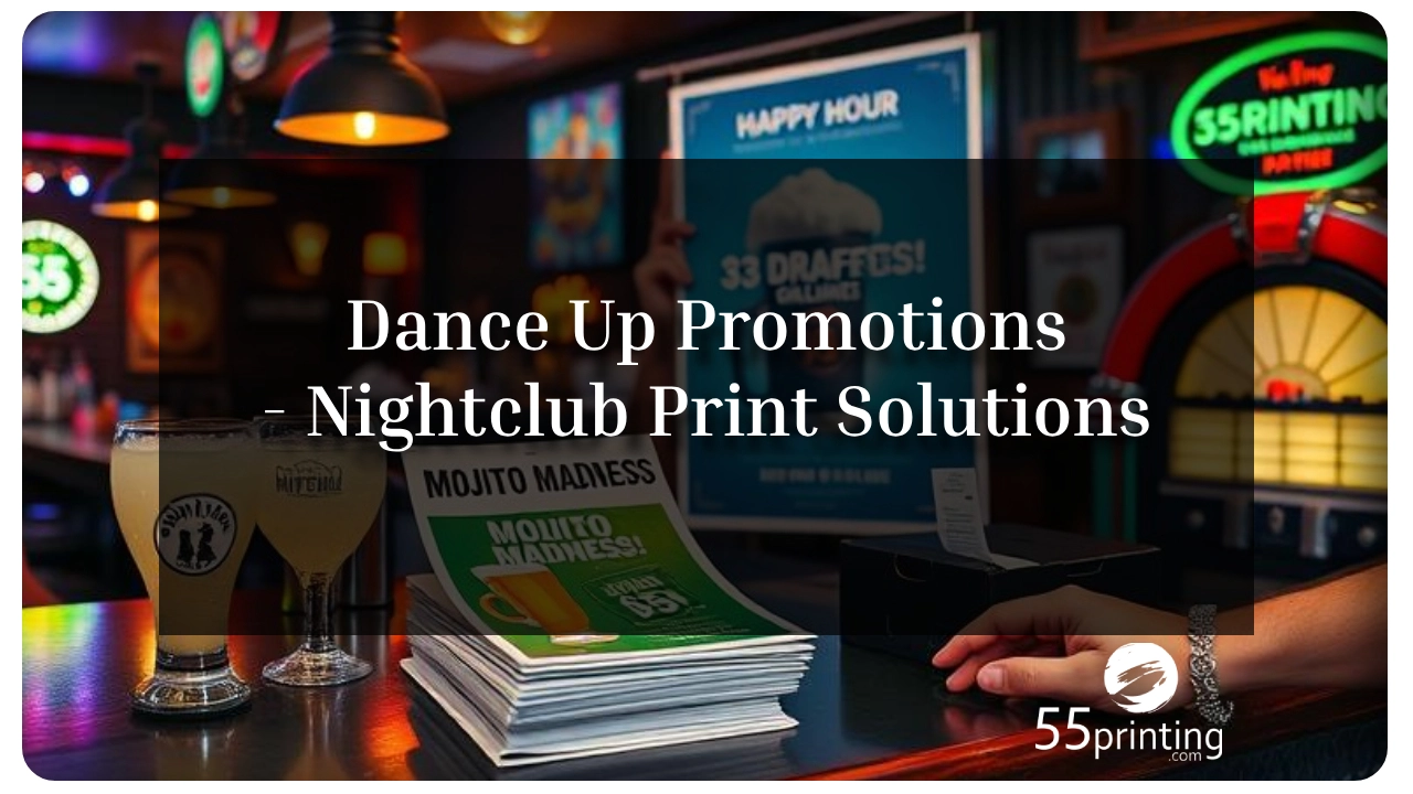 Color copy printing example for Dance Up Promotions – Nightclub Print Solutions