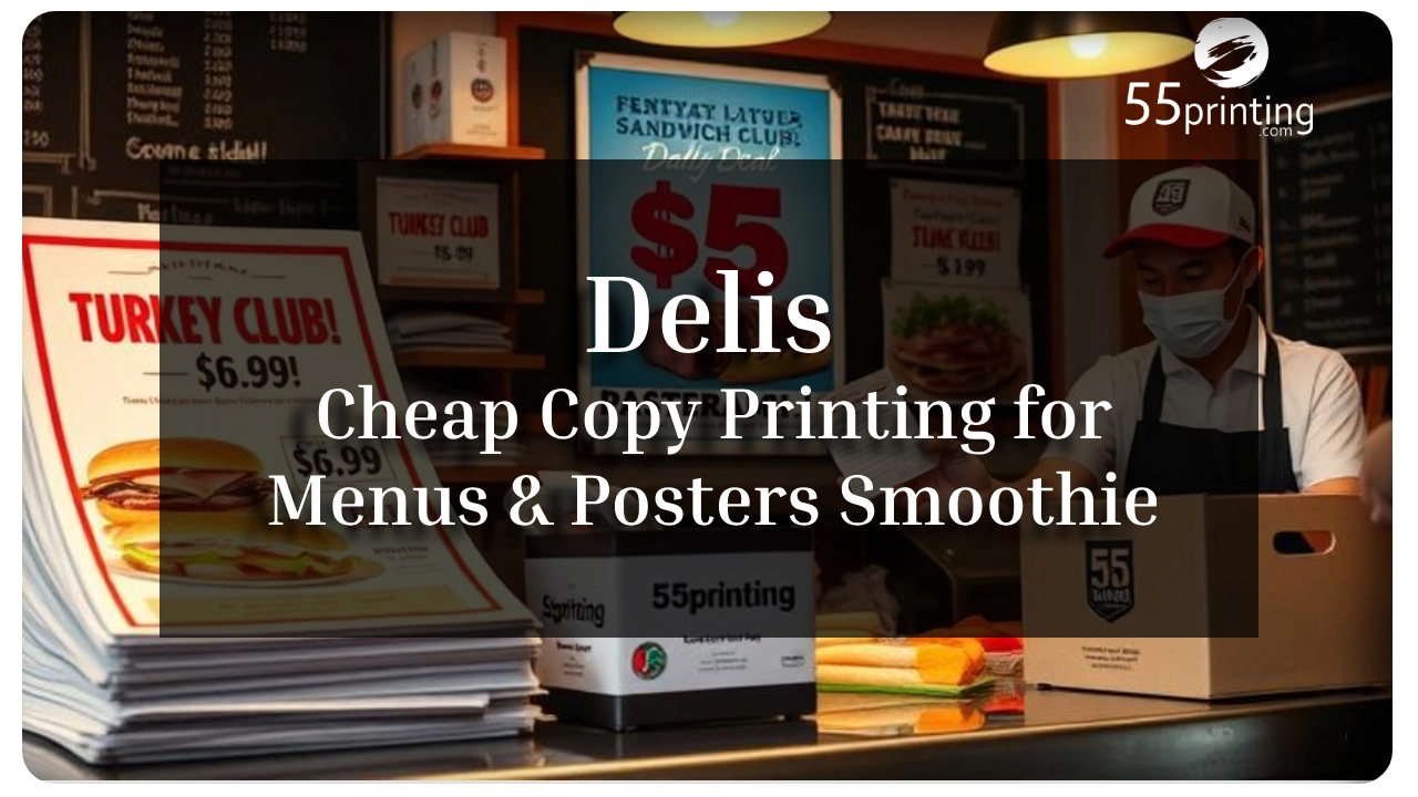 Color copy printing example for Delis – Cheap Printing for Menus & Posters