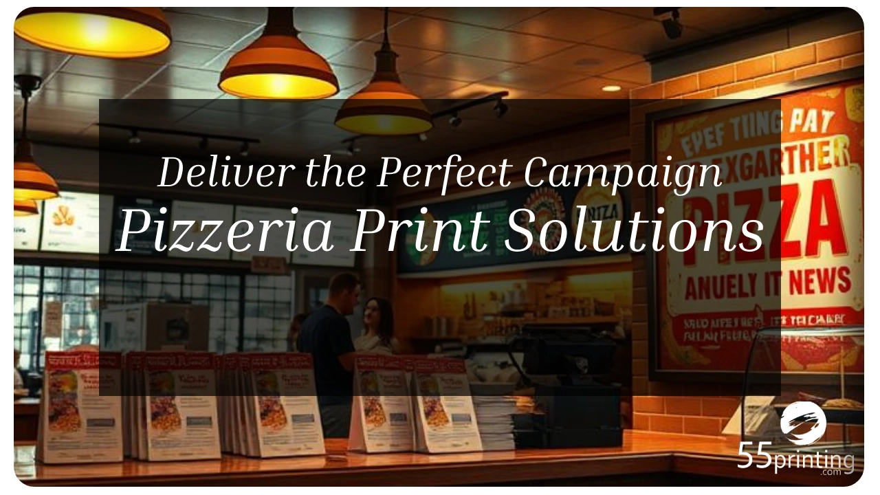 Color copy printing example for Deliver the Perfect Campaign - Pizzeria Print Solutions