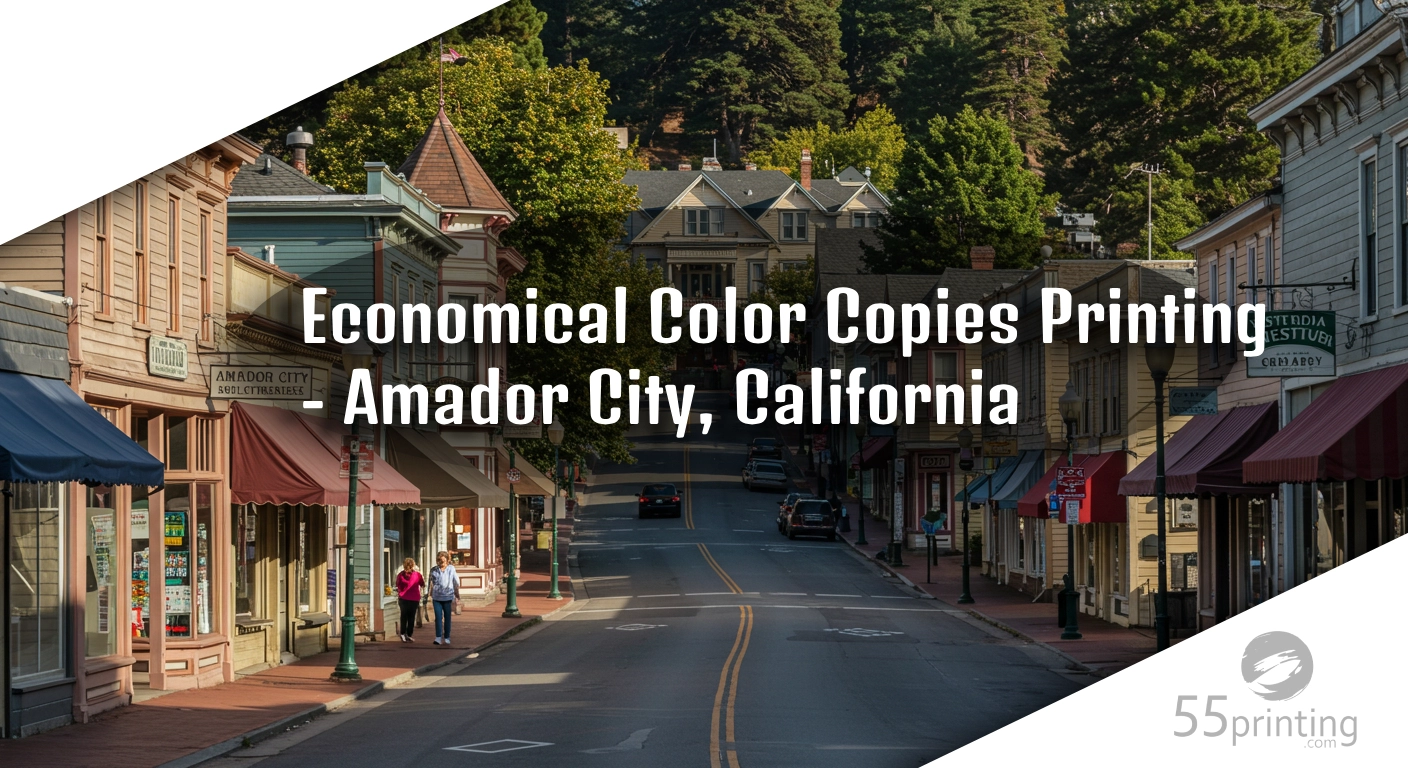 Economical Color Copies Printing – Amador City, California