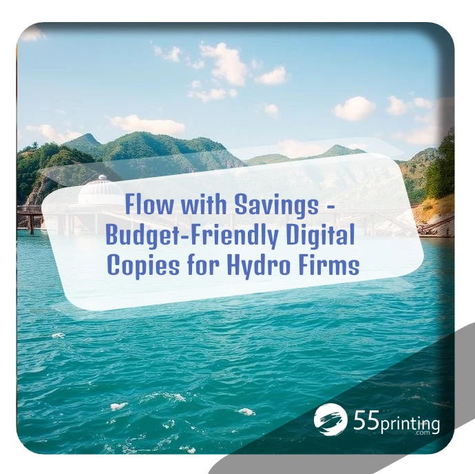 Color copy printing example for Flow with Savings – Budget-Friendly Digital Copies for Hydro Firms