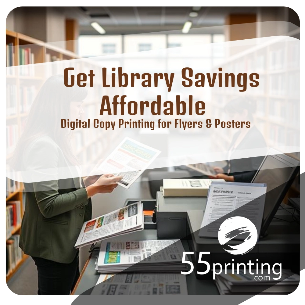 Color copy sample for Get Library Savings - Affordable Digital Copy Printing for Flyers & Posters
