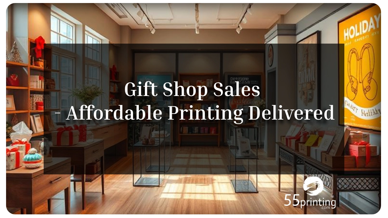 Color copy printing example for Gift Shop Sales – Affordable Printing Delivered