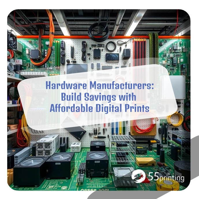Color copy printing example for Hardware Manufacturers: Build Savings with Affordable Digital Prints