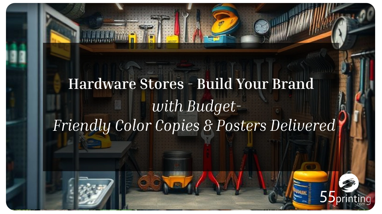 Color copy printing example for Hardware Stores – Build Your Brand with Budget-Friendly Color Copies & Posters Delivered