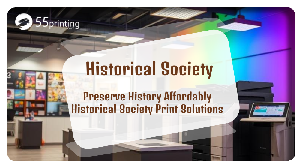 Color copy printing example for Preserve History Affordably – Historical Society Print Solutions