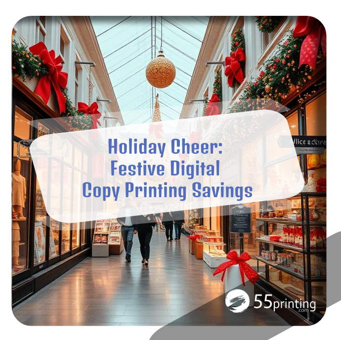 Color copy sample for Holiday Cheer: Festive Digital Copy Printing Savings