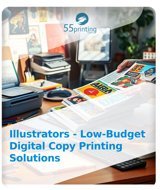 Color copy sample for Illustrators – Low-Budget Digital Copy Printing Solutions