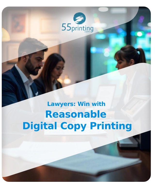 Color copy sample for Lawyers: Win with Reasonable Digital Copy Printing