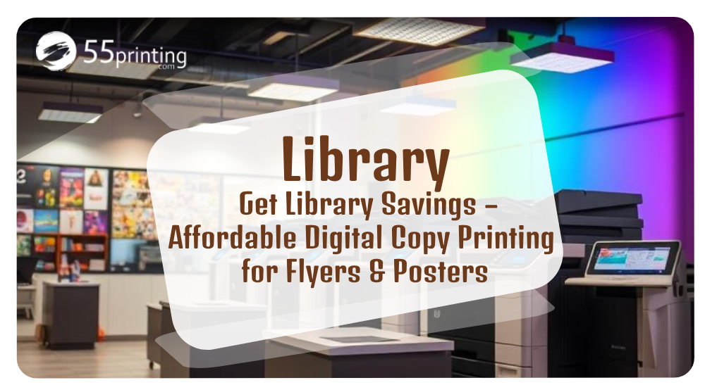 Color copy printing example for Get Library Savings - Affordable Digital Copy Printing for Flyers & Posters