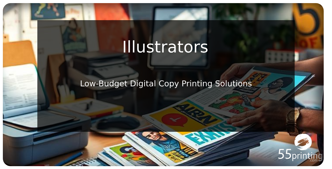 Color copy printing example for Illustrators – Low-Budget Digital Copy Printing Solutions