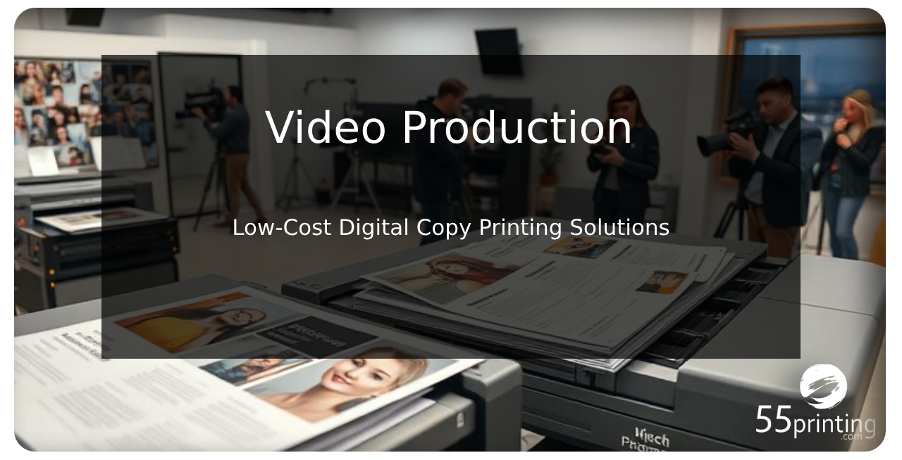 Color copy printing example for Video Production – Low-Cost Digital Copy Printing Solutions