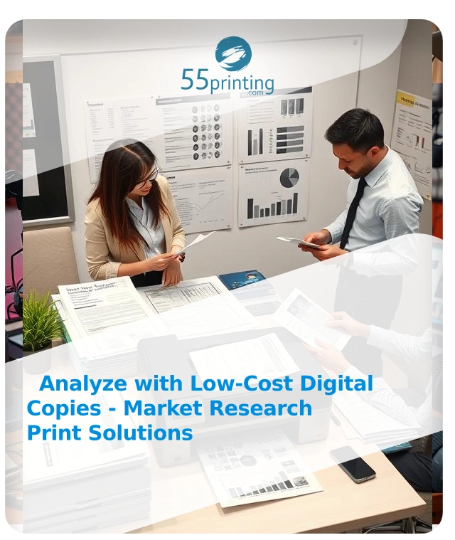 Color copy sample for Analyze with Low‑Cost Digital Copies – Market Research Print Solutions