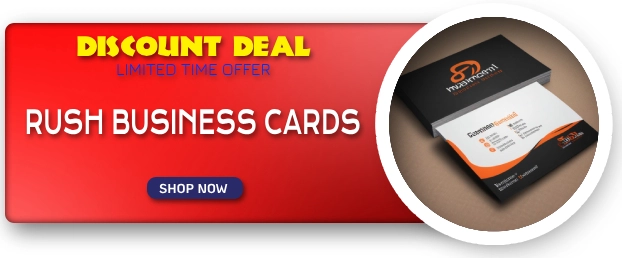 Free RUSH Business Cards Prints – Double UP