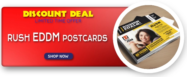 RUSH EDDM postcard printing product image at 55printing.com