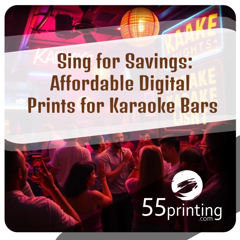 Color copy sample for Sing for Savings: Affordable Digital Prints for Karaoke Bars