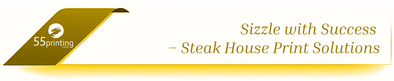 Color copy sample for Sizzle with Success - Steak House Print Solutions