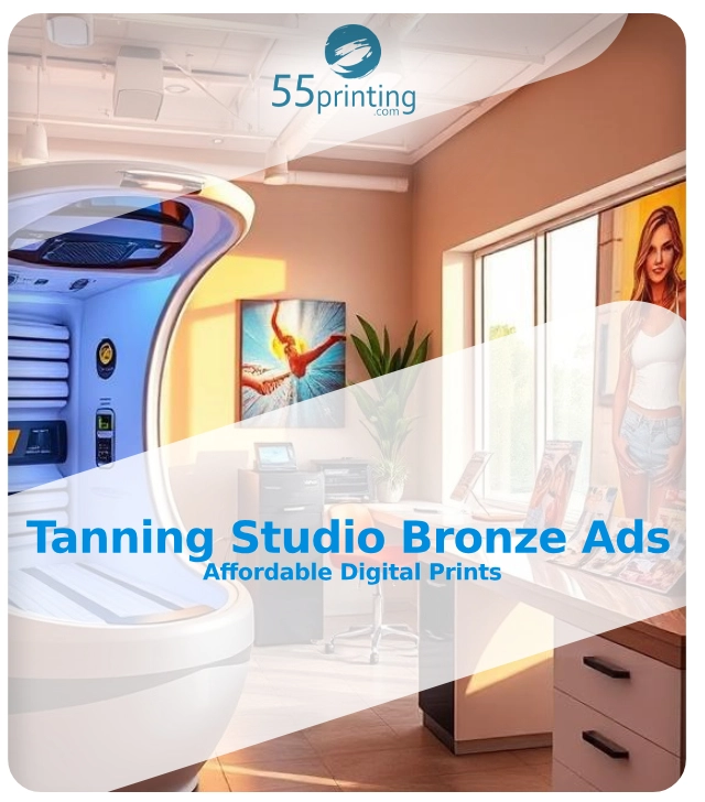 Color copy sample for Tanning Studio Bronze Ads – Affordable Digital Prints