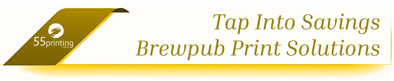 Color copy sample for Tap Into Savings - Affordable Brewpub Print Solutions
