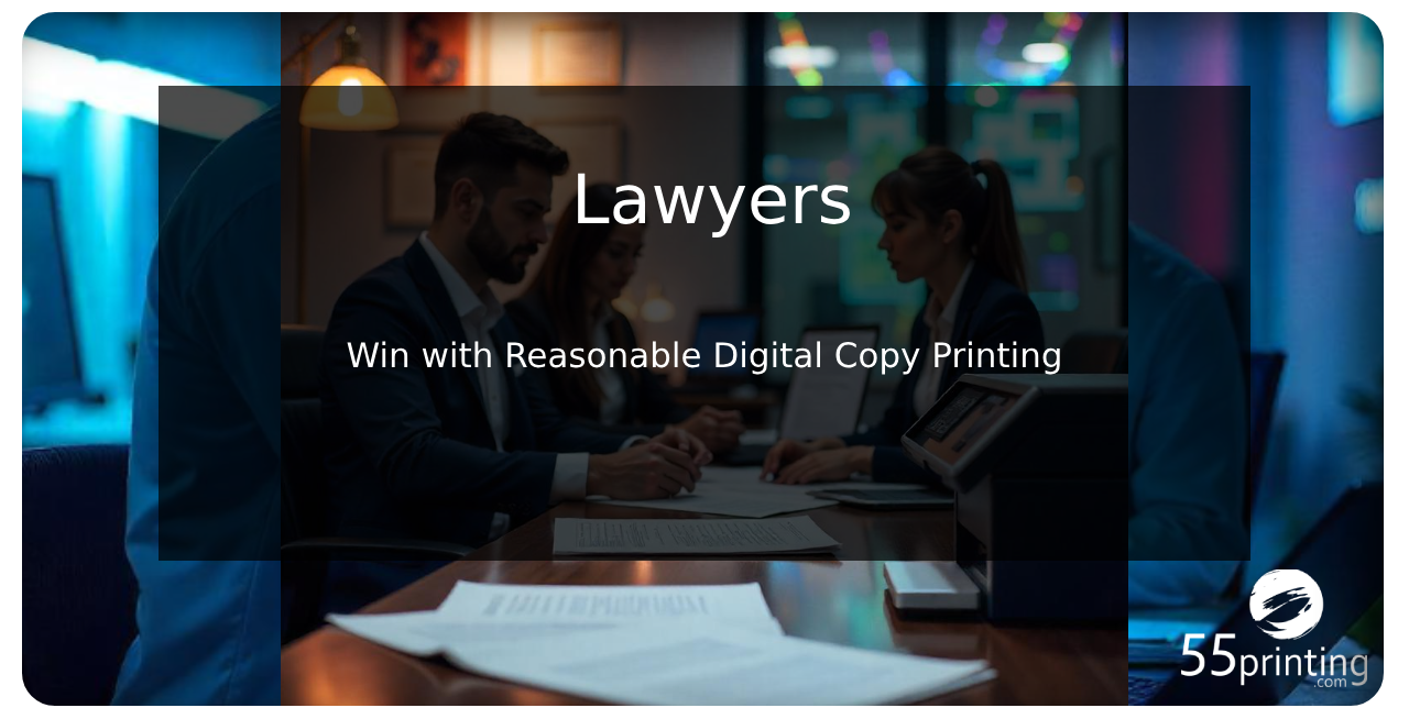 Color copy printing example for Lawyers: Win with Reasonable Digital Copy Printing
