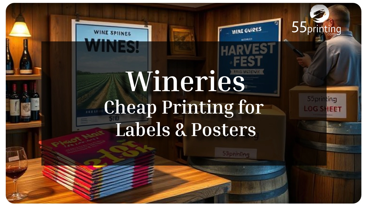 Color copy printing example for Wineries – Cheap Printing for Labels & Posters