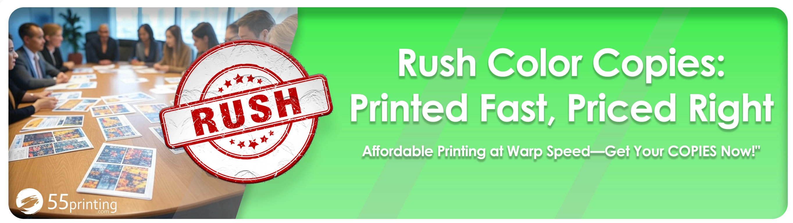 Rush Color Copies Printing - Fast, vibrant prints delivered at competitive prices