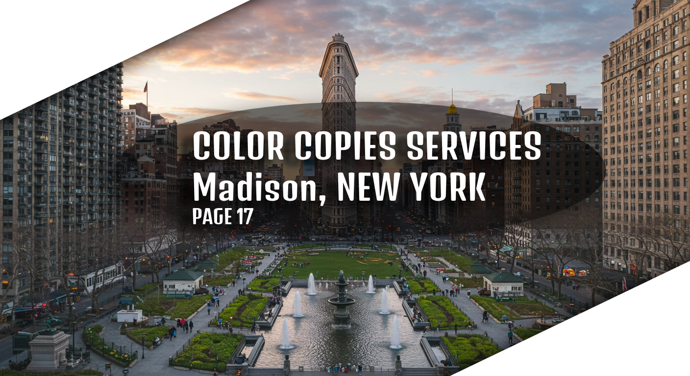 Color copy printing example for Oswego &amp; Madison Color Copies – Oswego Printing Page 17