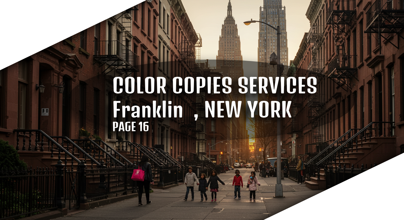 Color copy printing example for St. Lawrence &amp; Franklin Color Copies – Potsdam Printing Page 16