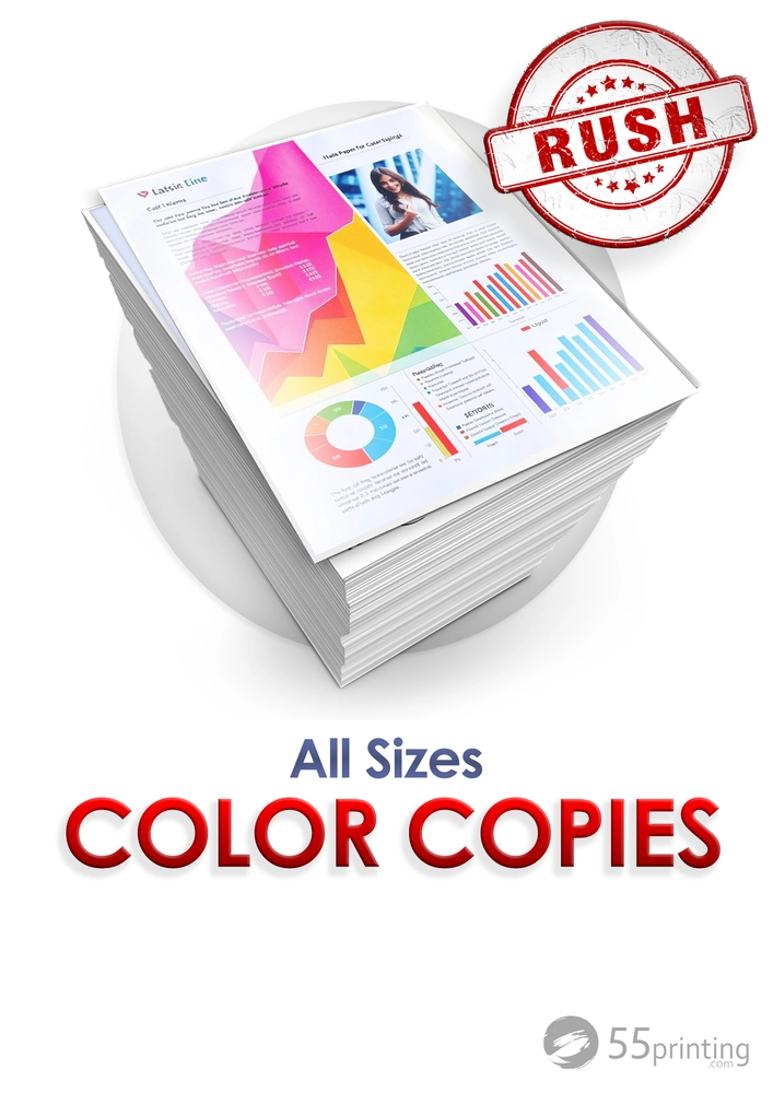 Cheap color copies product options across letter, legal, and tabloid sizes