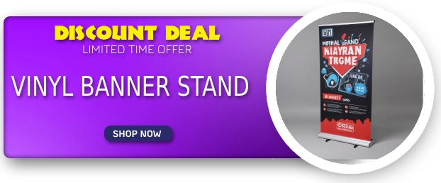 $9 Off Banner Stands