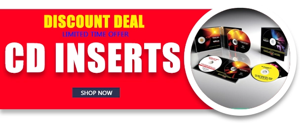 Get $25 Off CD Inserts Printing