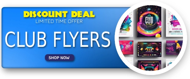 Enjoy 10% Off Club Flyer Printing | Minimum $50 Order