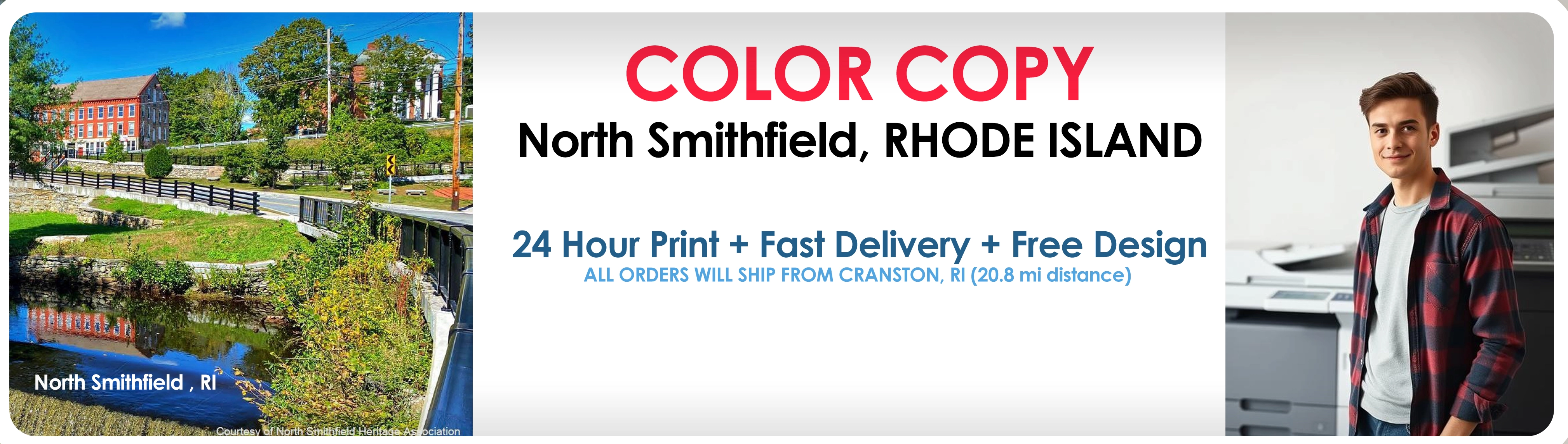 Vibrant Color Copies Delivered to North Smithfield, RI in Just 1 Day!
