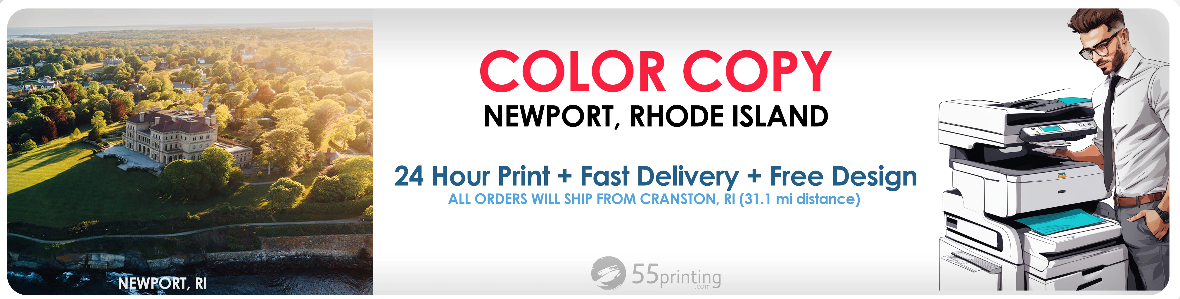 Color copy printing example for Fast Color Copy Services in Newport, Rhode Island - Premium Document Printing & Quick Delivery