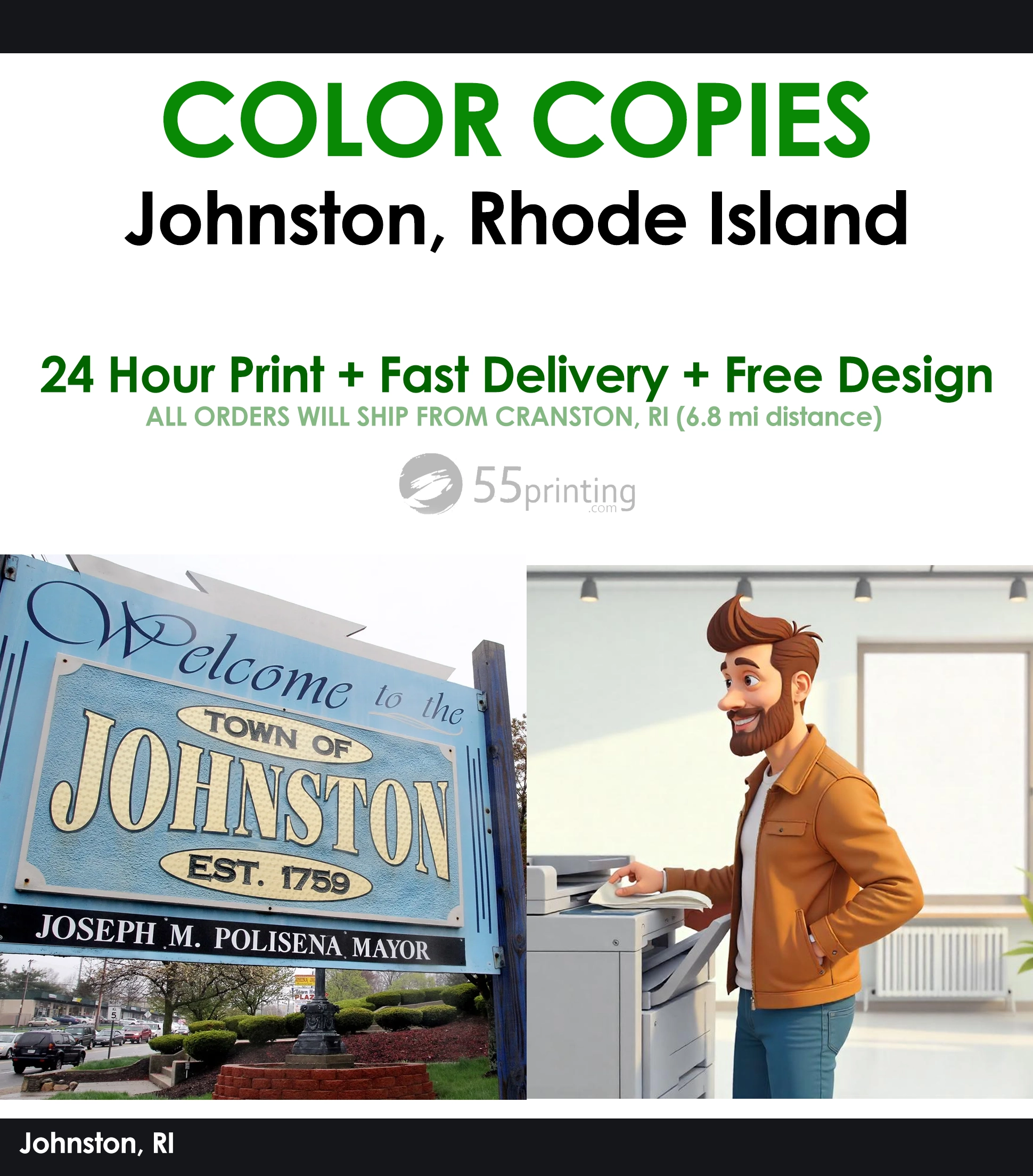 ColorandblackandwhitecopiesprintservicesinJohnstonrhodeisland Squaremainpiccopy