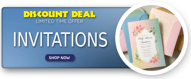 Get 15% Off Invitations Printing Orders | Over $100 | Up to $25 Savings