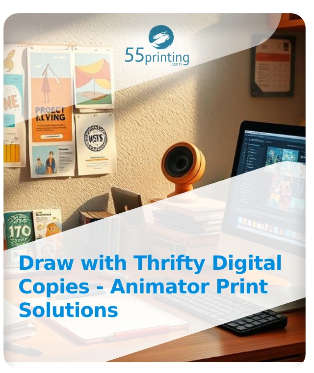 Color copy sample for Draw with Thrifty Digital Copies – Animator Print Solutions