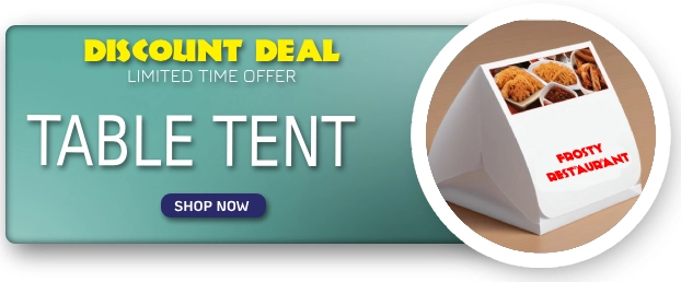 Get $10 Off Your First Table Tent Cards Printing Order