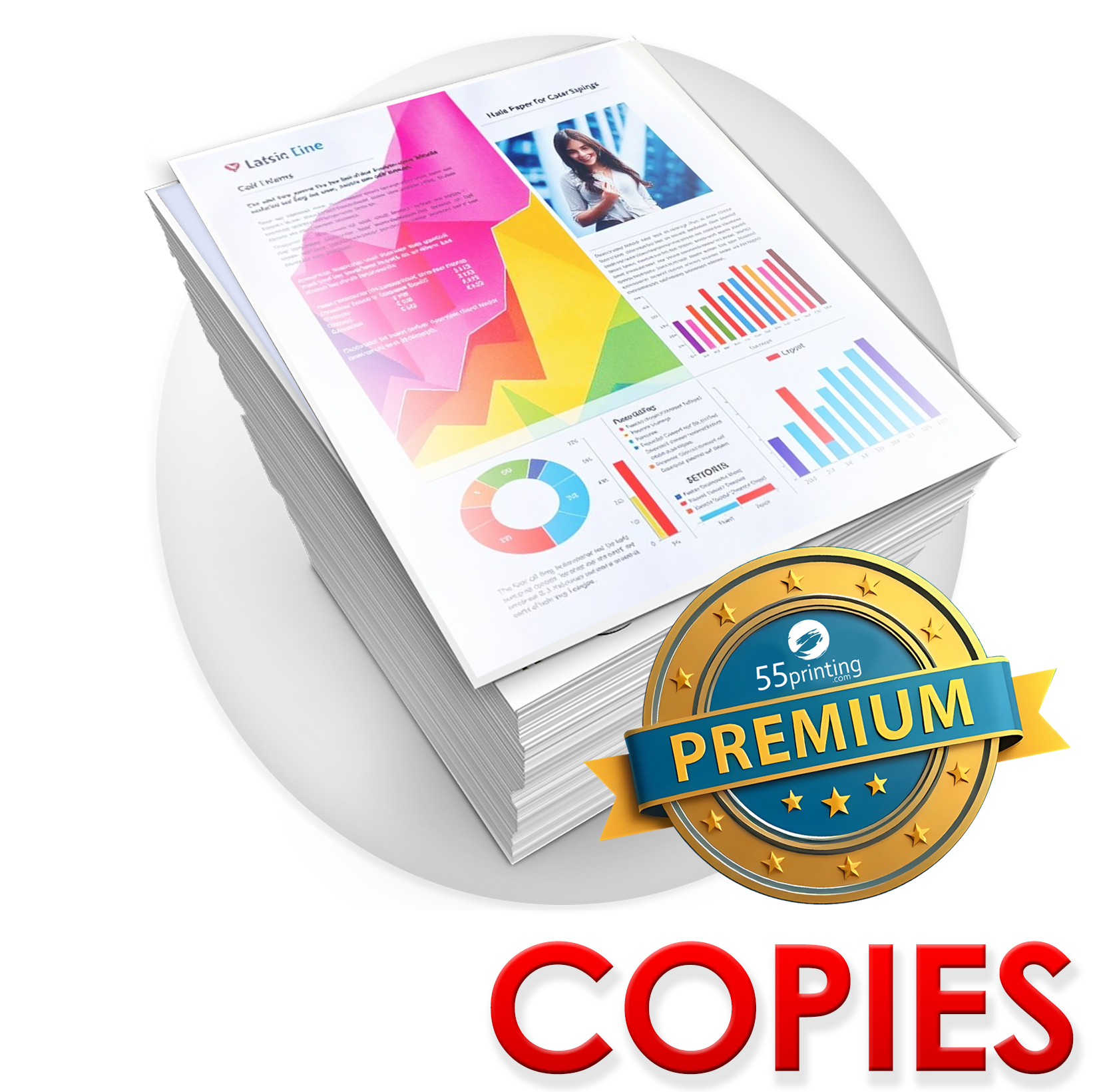 Premium Color Copies template preview 1
