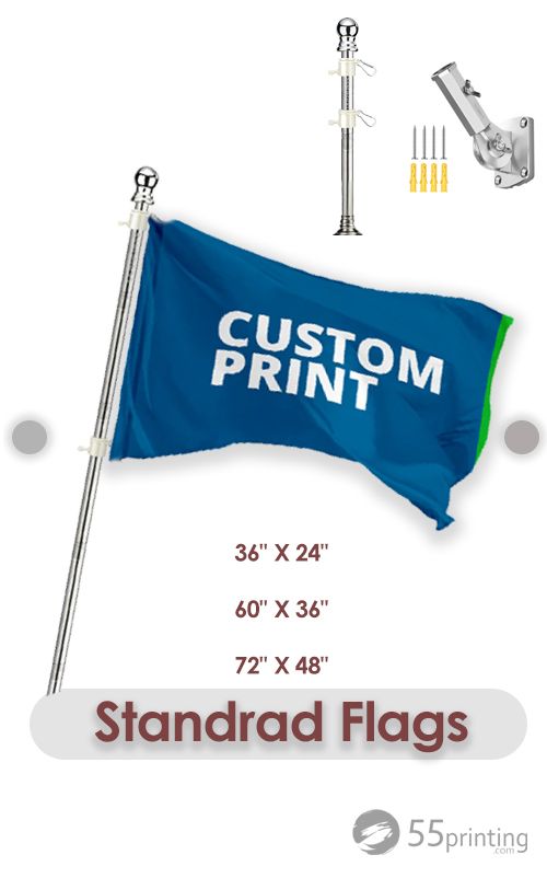 Cheap Standard Flags Printing template preview 1